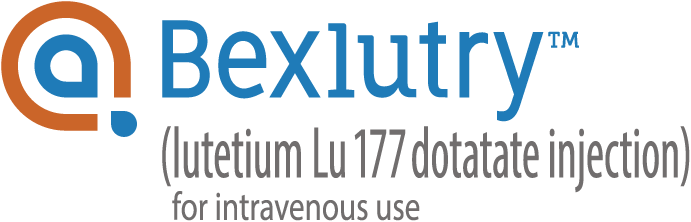 BEXLUTRY (lutetium Lu 177 dotatate injection) logo.