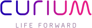 Curium logo.